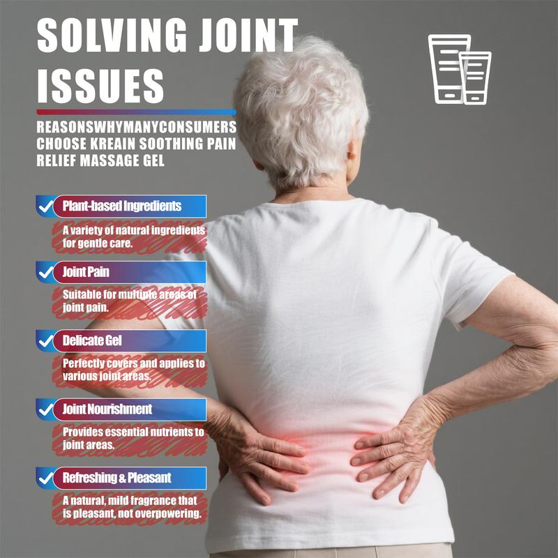 Nexisify™ Joint Relief Massage Cream, Rapid Muscle Cream, Suitable for Knee, Lumbar, Neck, Hand and Foot Repair