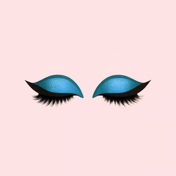 🔥Lazy Eye Shadow Eyelash Patch (Waterproof & Reusable, No Residue)