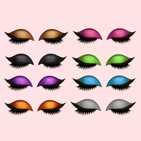 🔥Lazy Eye Shadow Eyelash Patch (Waterproof & Reusable, No Residue)