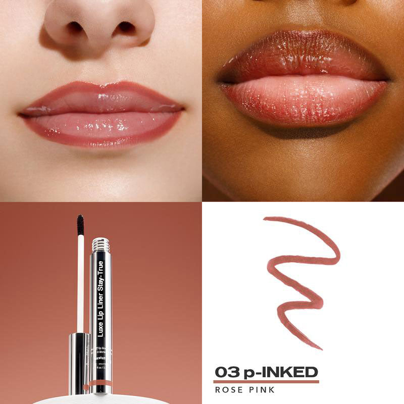 Luxe Lip Liner Stay-True - Peel-Off Lip Liner Stain - All Day & Night Lipliner