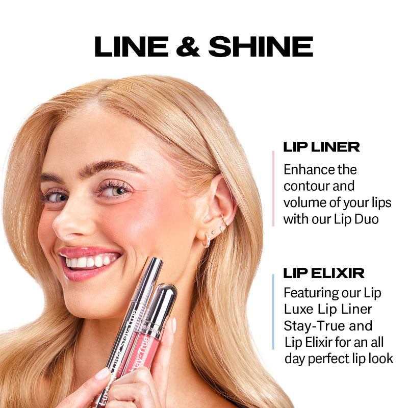 Luxe Lip Liner Stay-True - Peel-Off Lip Liner Stain - All Day & Night Lipliner