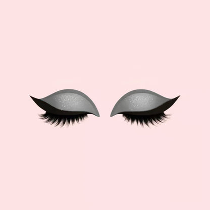 🔥Lazy Eye Shadow Eyelash Patch (Waterproof & Reusable, No Residue)